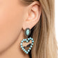 Whimsical Wrangler - Blue - Paparazzi Earring Image