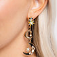 Stellar Serendipity - Gold - Paparazzi Earring Image