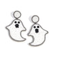 Ghost Story - White - Paparazzi Earring Image