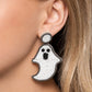 Ghost Story - White - Paparazzi Earring Image