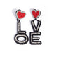 Visible Valentines - Black - Paparazzi Earring Image