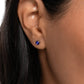Logical Light - Blue - Paparazzi Earring Image