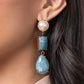 Marbled Masterpiece - Blue - Paparazzi Earring Image