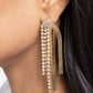 Dramatic Downpour - Gold - Paparazzi Earring Image