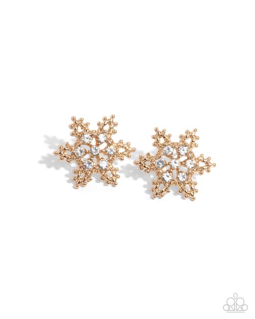 Snowflake Spell - Paparazzi Earring Image