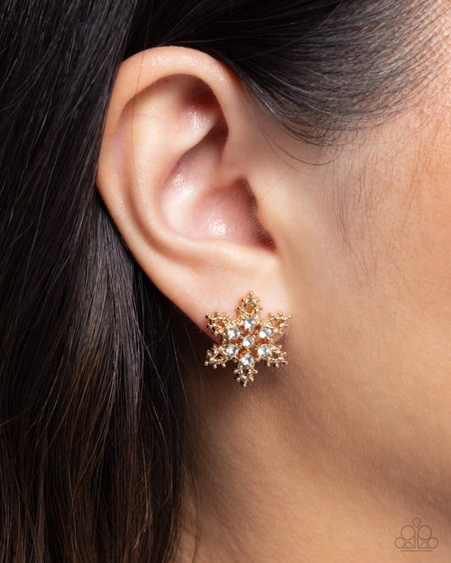 Snowflake Spell - Paparazzi Earring Image