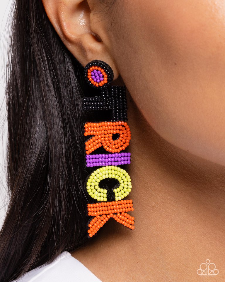 Halloween Hallmark - Multi - Paparazzi Earring Image