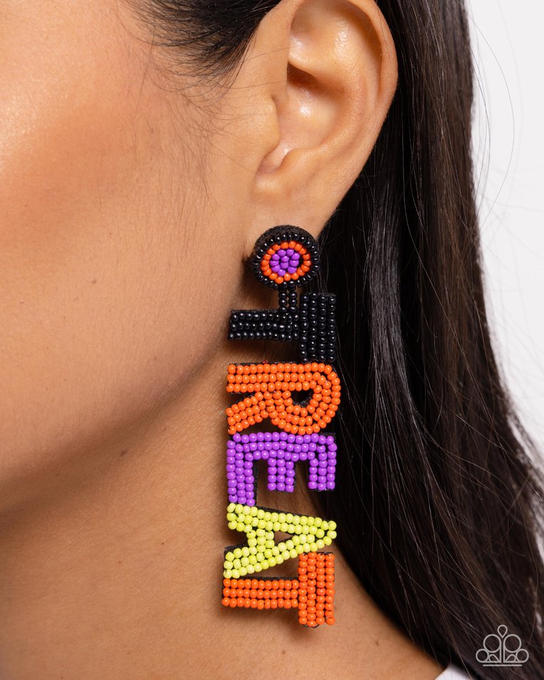 Halloween Hallmark - Multi - Paparazzi Earring Image