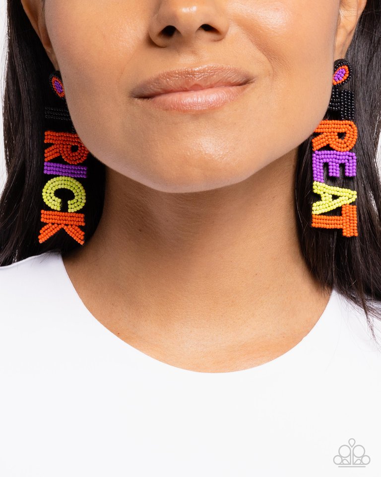 Halloween Hallmark - Multi - Paparazzi Earring Image