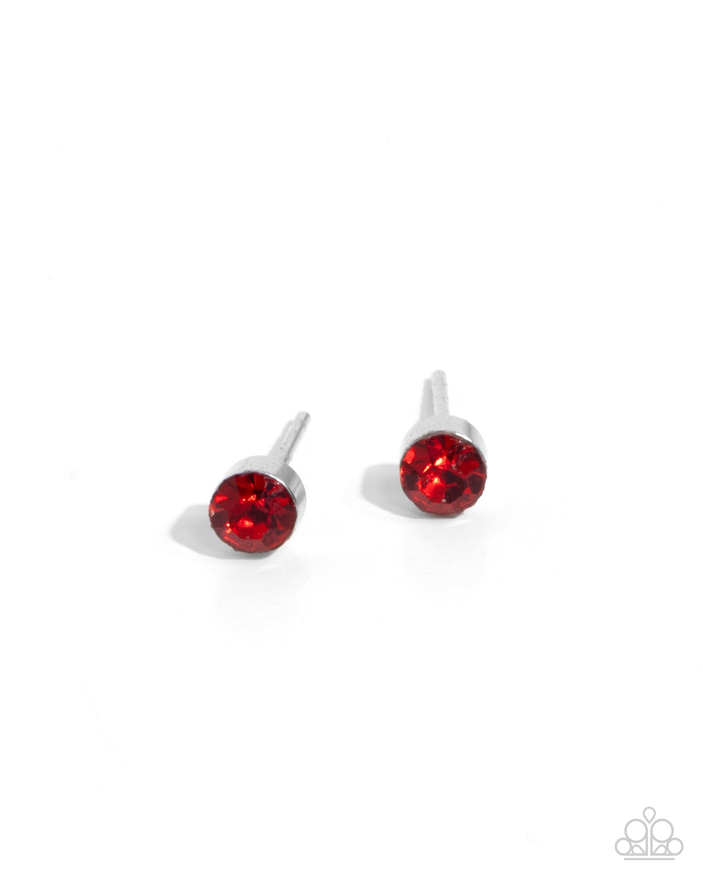 Paparazzi Earring ~ Logical Light - Red