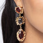 Emotional Elegance - Red - Paparazzi Earring Image