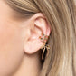 Ballet Lacing - Gold - Paparazzi Earring Image