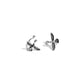 Soaring Sparrow - Silver - Paparazzi Earring Image