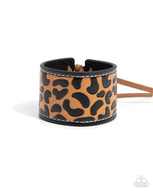 Leopard Leader - Brown - Paparazzi Bracelet Image