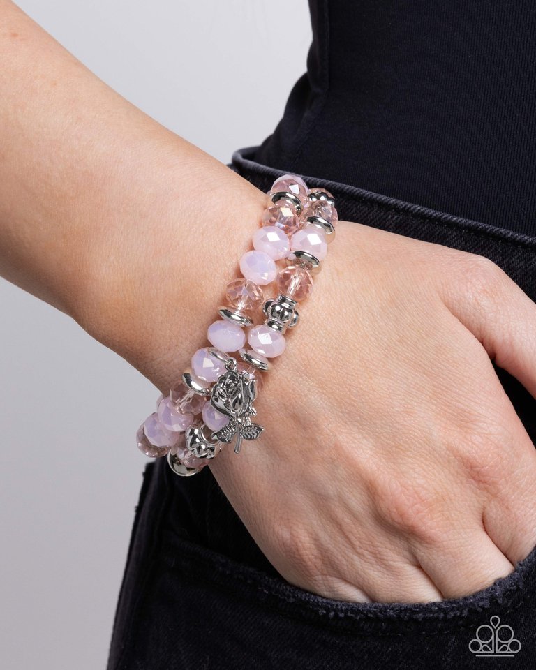 Beauty Contest - Pink - Paparazzi Bracelet Image