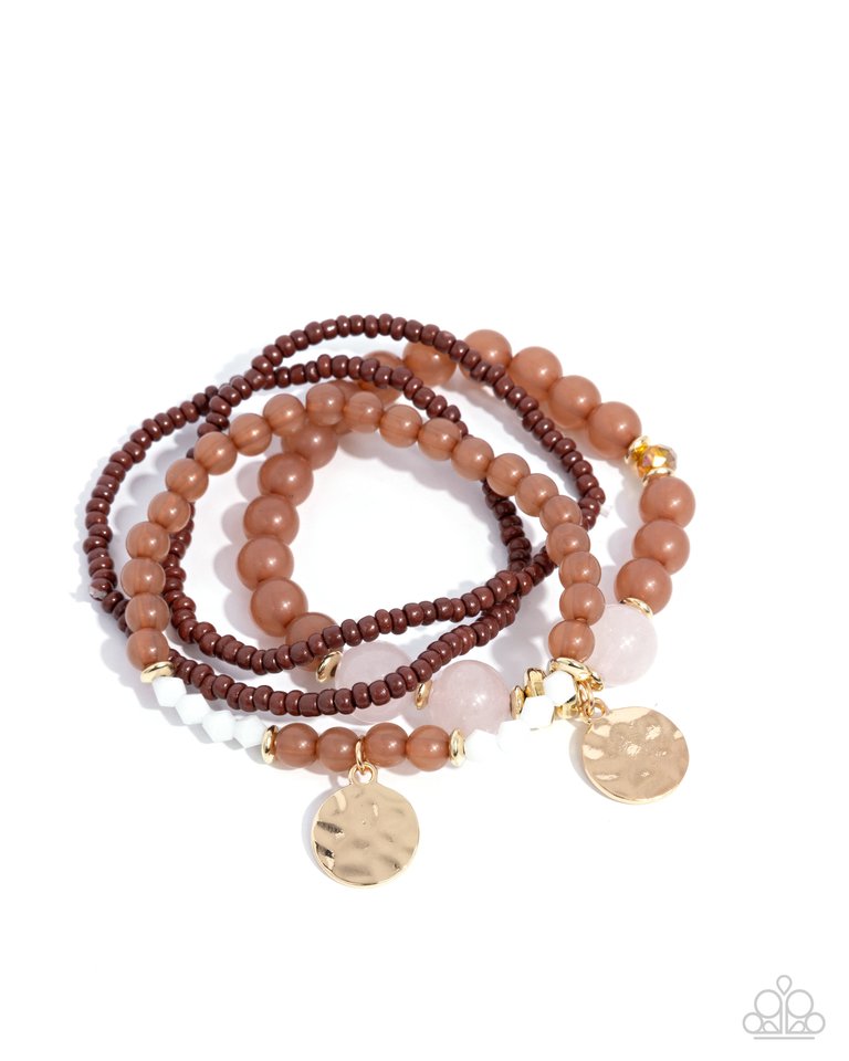 Superior Stack - Brown - Paparazzi Bracelet Image