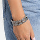 Riding the Clutch - Silver - Paparazzi Bracelet Image