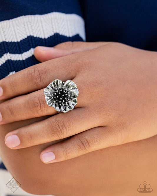 Antique Adornment - Silver - Paparazzi Ring Image