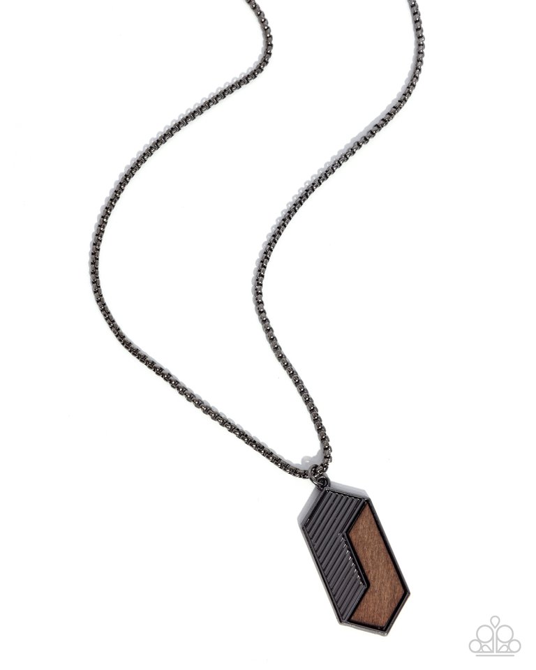 Paparazzi Necklace ~ WOODWORK Study - Black – Paparazzi Jewelry
