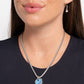 Celestial Catwalk - Blue - Paparazzi Necklace Image