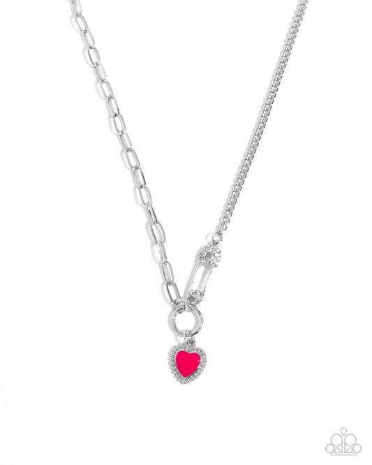 Valuable Valor - Pink - Paparazzi Necklace Image