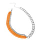 Tinted Tension - Orange - Paparazzi Necklace Image