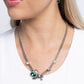 Bedazzled Beetle - Green - Paparazzi Necklace Image