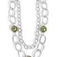Top of My List - Green - Paparazzi Necklace Image