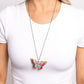 Papillon Pizzazz - Paparazzi Necklace Image