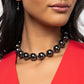 Flattery Will Get You Everywhere - Black - Paparazzi Necklace Image