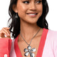 Gratifying Garden - Silver - Paparazzi Necklace Image