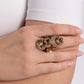 Furtive Feature - Gold - Paparazzi Ring Image