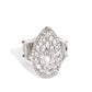 Lasting Luminescence - White - Paparazzi Ring Image