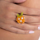 Pearl Priority - Orange - Paparazzi Ring Image