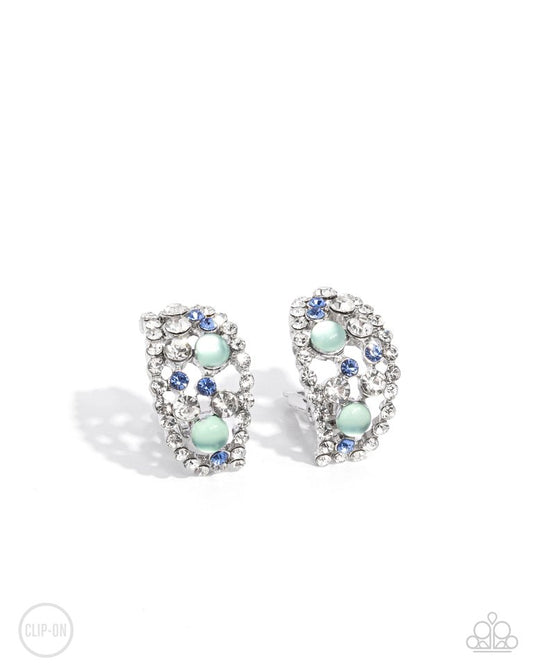 Elite Embrace - Green - Paparazzi Earring Image