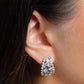 Elite Embrace - Green - Paparazzi Earring Image