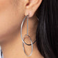 Dreaming of Hoops - Silver - Paparazzi Earring Image