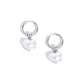 Paparazzi Earring ~ Carriage Chic - White