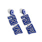 Its Friday! - Blue - Paparazzi Earring Image