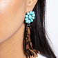 Hometown Hero - Blue - Paparazzi Earring Image
