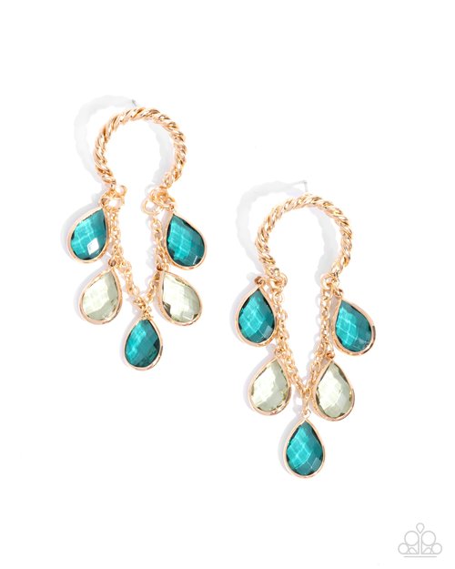 Highest Grade - Green - Paparazzi Earring Image