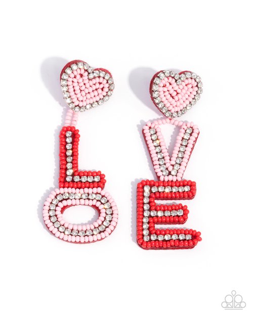 Visible Valentines - Earrings - Paparazzi Earring Image