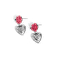 Girly Grade - Pink - Paparazzi Earring Image