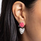 Girly Grade - Pink - Paparazzi Earring Image