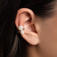 Elegant Emblem - White - Paparazzi Earring Image