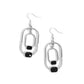 Matching Magic - Black - Paparazzi Earring Image