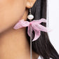 Ballerina Build - Pink - Paparazzi Earring Image