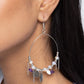 Feathered Fringe - Purple - Paparazzi Earring Image