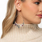 Feathered Fringe - Purple - Paparazzi Earring Image