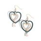 Soft and Sweet - Green - Paparazzi Earring Image
